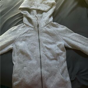 Lululemon Scuba Light Gray Hoodie